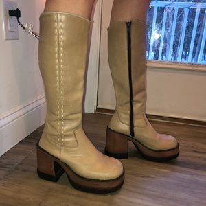 RARE Vintage London Underground Platform Boots